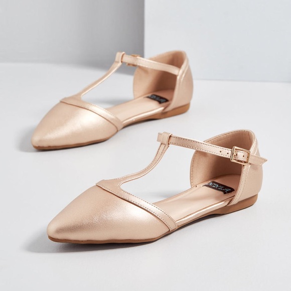 Modcloth | Shoes | Rosegold Turn Back 